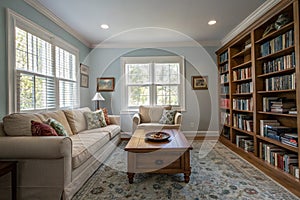 Minimalistic room with empty space