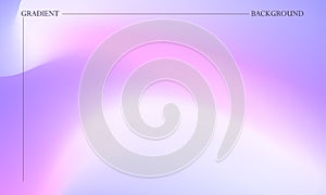 Minimalistic soft gradient background vetor. elegant soft blur texture in pastel colors, colorful mesh gradient background