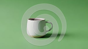 Is minimalistic with soft lighting casting a gentle shadow to the