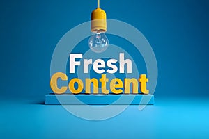 A minimalistic-style lightbox with the text 