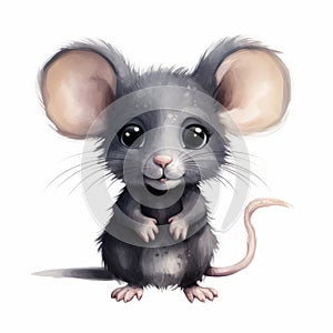 Minimalistic Whimsical Clipart Drawings Of Mouse
