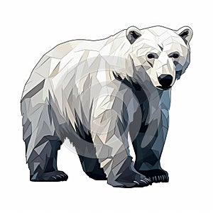 Minimalistic Whimsical Clipart Drawings Of Polar Bear