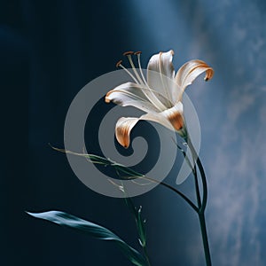 Minimalistic White Lily Photography With Analog Vibes