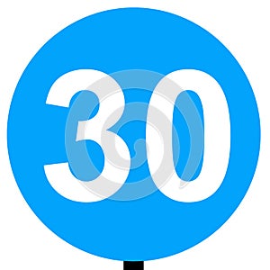 Minimum speed limit traffic sign