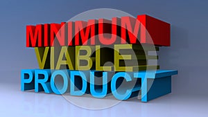 Minimum viable product on blue
