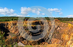 Mining Area of the Great Copper Mountain in Falun, Sweden