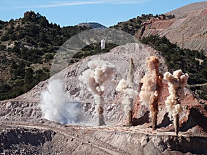 Mining blast