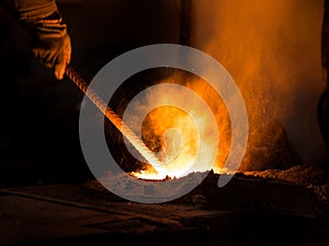 Mining casting work metal casting