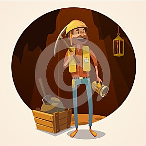 Mining concept illustration