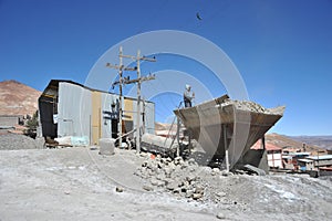 Mining - enrichment plant in Potosi