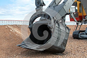 Mining, excavator for coal mining.