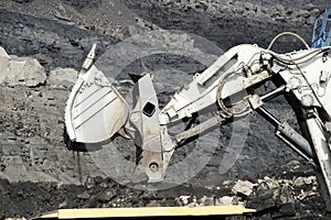 Mining, excavator for coal mining.