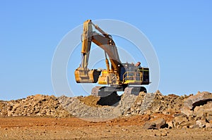 Mining excavator photo