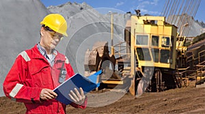 Mining foreman photo