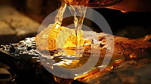 mining gold mine ore photo