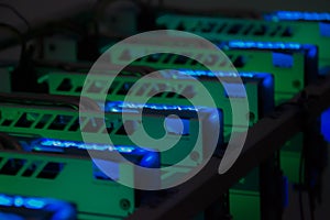 Mining GPU machine BLUE