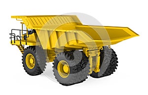 Mining Haul Truck Isolated