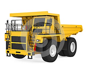 Mining Haul Truck Isolated