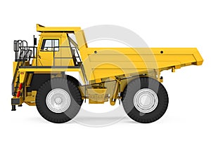 Mining Haul Truck Isolated