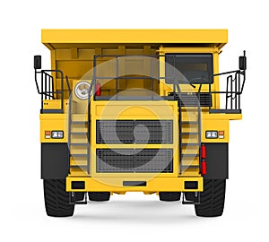 Mining Haul Truck Isolated