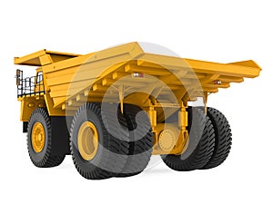 Mining Haul Truck Isolated