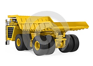 Mining Haul Truck Isolated