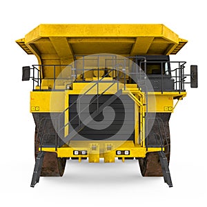 Mining Haul Truck Isolated