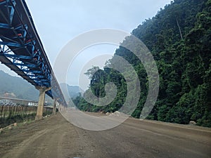 Mining highway infrastructure