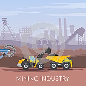 Mining Industry Flat Composition