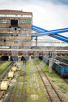 Mining infrastructure in Silesia region, Poland