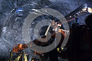 Mining machine for blast-hole drilling photo