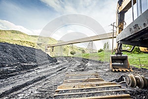 Mining machines, coal and infrastructure