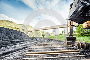 Mining machines, coal and infrastructure