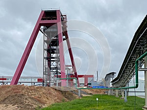 Mining Process Plant in the Field