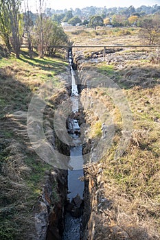 Mining Race in Beechworth, Australia