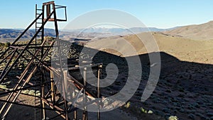 Mining Ruins near Virginia City, Nevada