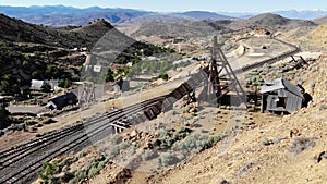 Mining Ruins near Virginia City, Nevada