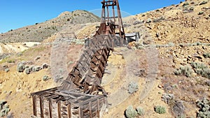 Mining Ruins near Virginia City, Nevada