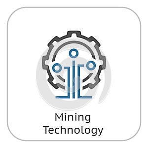 Mining Technology Icon.
