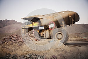 Mining Truck on the Road
