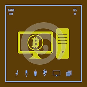 Mining vector icon