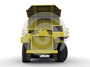 Mining vehicle illustration