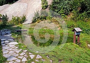 Mining watercourse in Spania Dolina, Slovakia