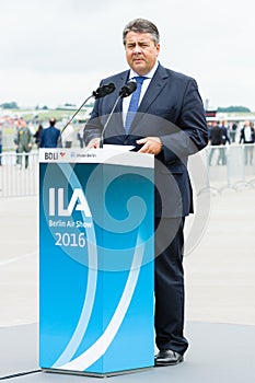 Minister for Economic Affairs and Energy Sigmar Gabriel