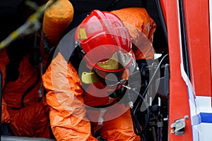 Ministry of Emergency Situations. EMERCOM employee. Belarus photo