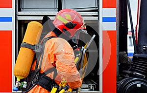 Ministry of Emergency Situations. EMERCOM employee. Belarus photo