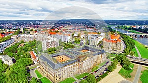 The Ministry of Finance of Saxony,city views one of the most beautiful city Germany- Dresden. Dresden has a long history as the ca