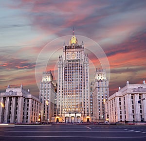 Ministry of Foreign Affairs of the Russian Federation, Smolenskaya Square, Moscow, Russia