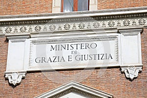 Ministry of Justice Rome Italy