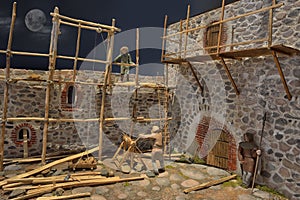 Miniture building castle photo